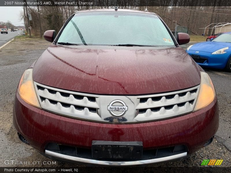 Merlot Pearl / Charcoal 2007 Nissan Murano S AWD