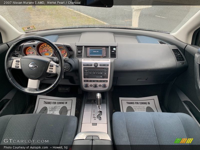 Merlot Pearl / Charcoal 2007 Nissan Murano S AWD