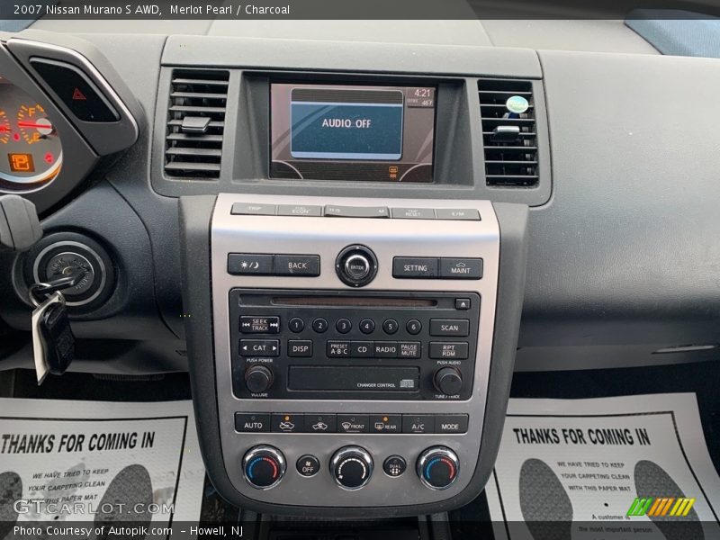 Merlot Pearl / Charcoal 2007 Nissan Murano S AWD