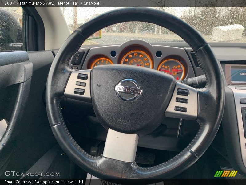 Merlot Pearl / Charcoal 2007 Nissan Murano S AWD