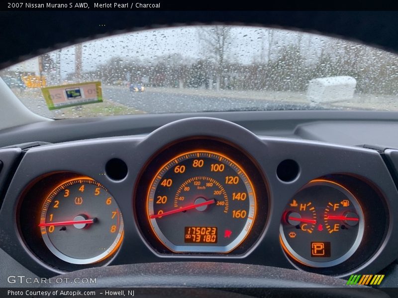 Merlot Pearl / Charcoal 2007 Nissan Murano S AWD
