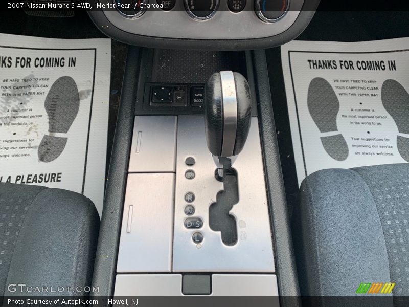 Merlot Pearl / Charcoal 2007 Nissan Murano S AWD