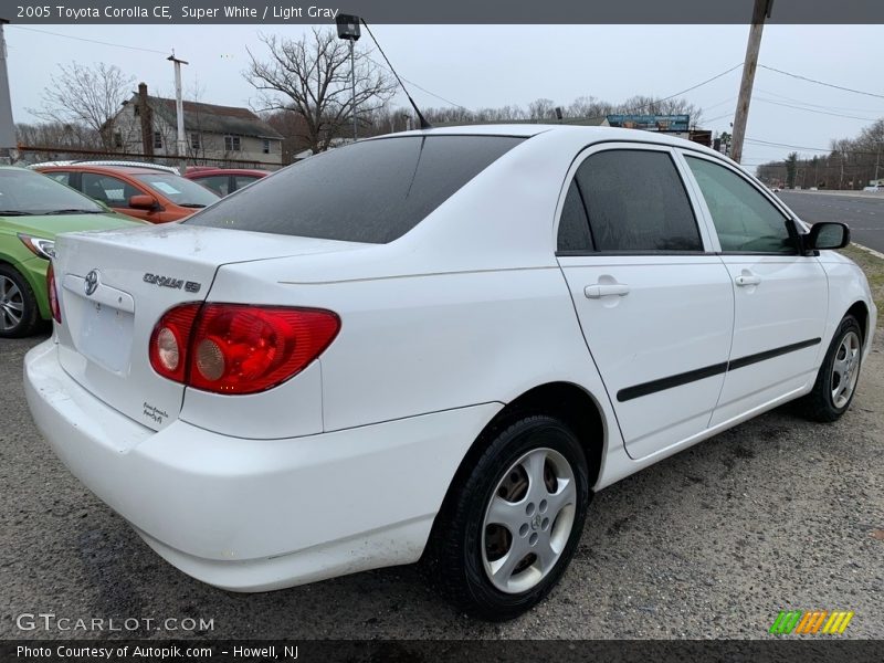 Super White / Light Gray 2005 Toyota Corolla CE