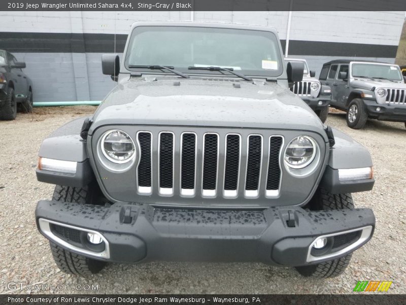 Sting-Gray / Black 2019 Jeep Wrangler Unlimited Sahara 4x4