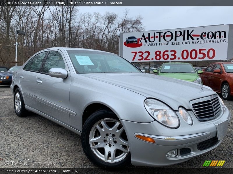 Brilliant Silver Metallic / Charcoal 2004 Mercedes-Benz E 320 Sedan