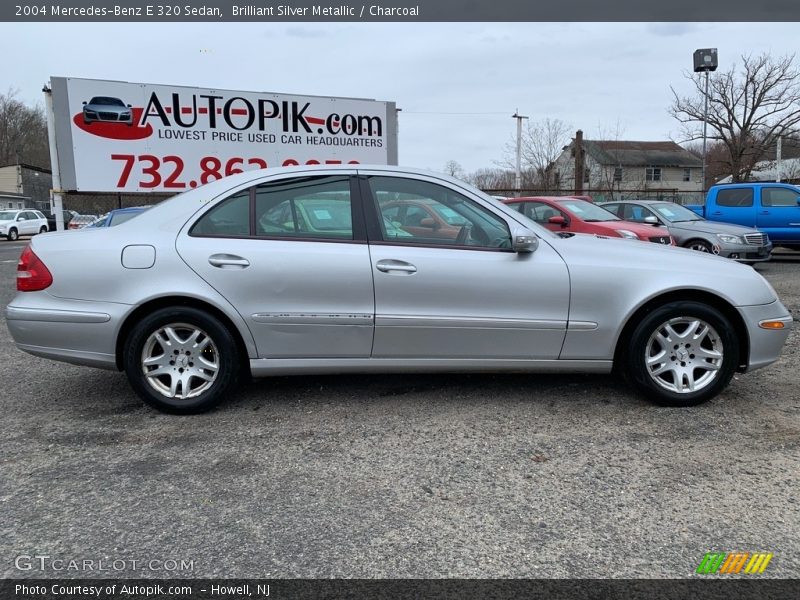 Brilliant Silver Metallic / Charcoal 2004 Mercedes-Benz E 320 Sedan