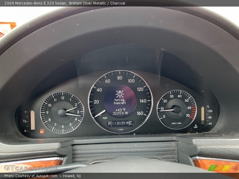 Brilliant Silver Metallic / Charcoal 2004 Mercedes-Benz E 320 Sedan