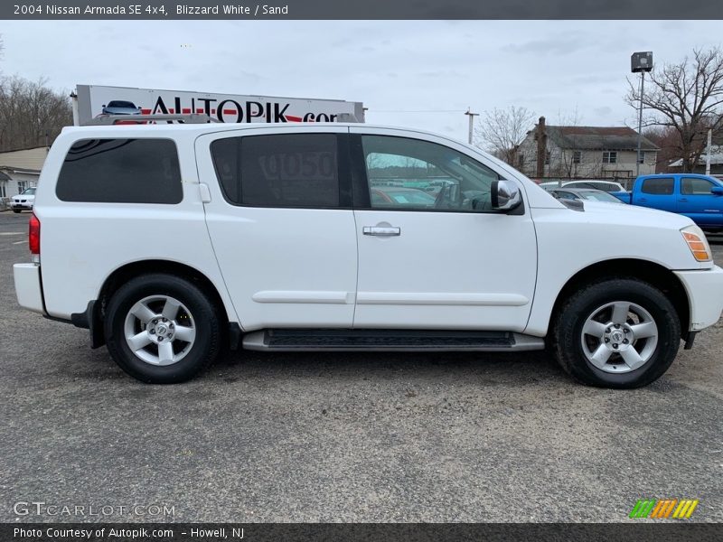 Blizzard White / Sand 2004 Nissan Armada SE 4x4