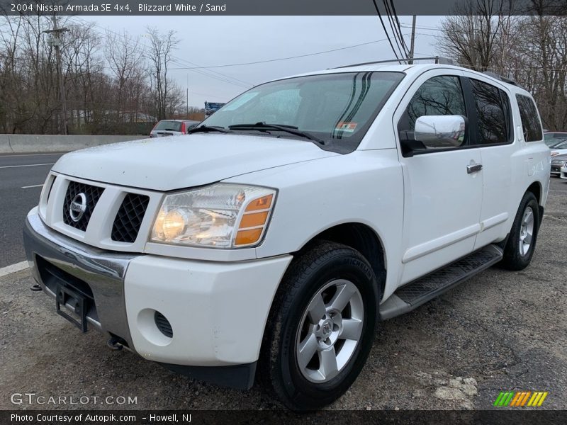 Blizzard White / Sand 2004 Nissan Armada SE 4x4