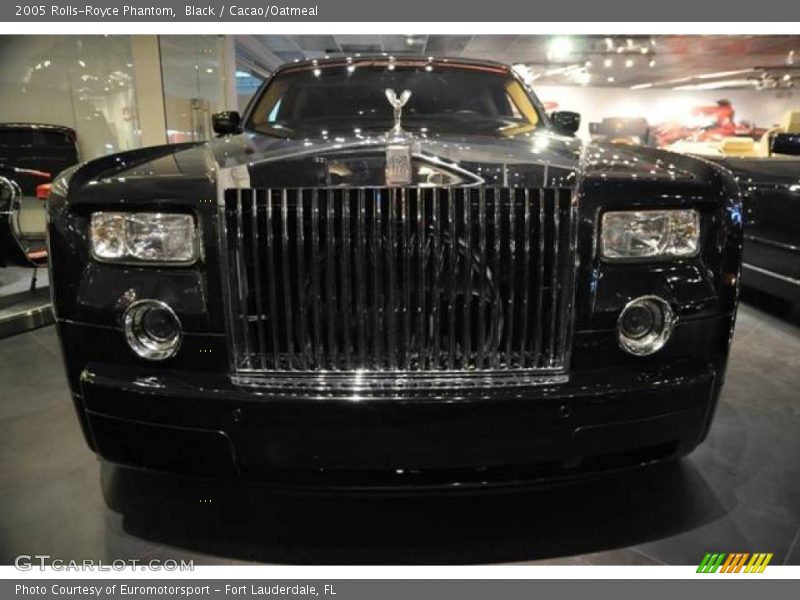 Black / Cacao/Oatmeal 2005 Rolls-Royce Phantom