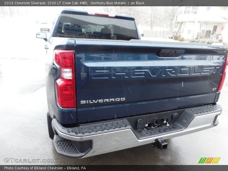 Northsky Blue Metallic / Jet Black 2019 Chevrolet Silverado 1500 LT Crew Cab 4WD