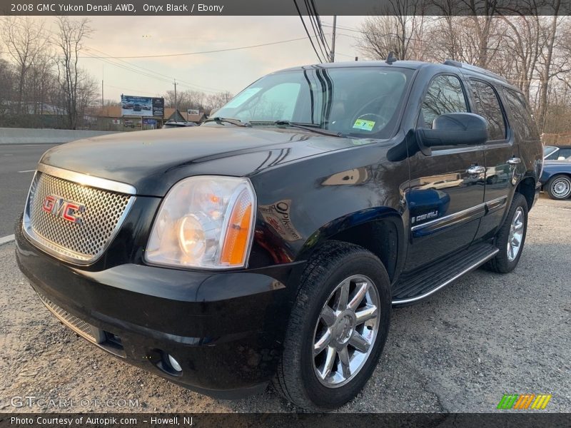 Onyx Black / Ebony 2008 GMC Yukon Denali AWD