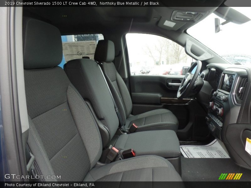 Northsky Blue Metallic / Jet Black 2019 Chevrolet Silverado 1500 LT Crew Cab 4WD