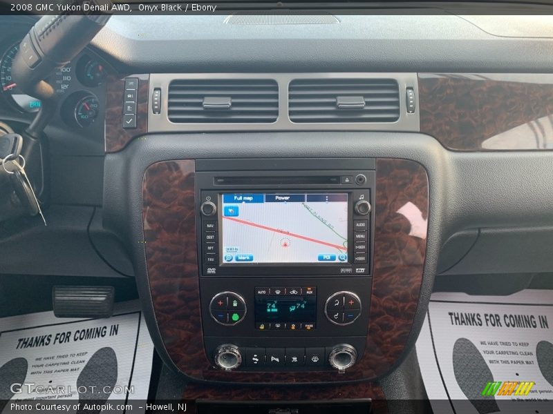Onyx Black / Ebony 2008 GMC Yukon Denali AWD