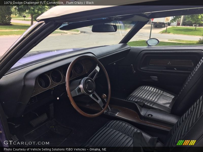 Plum Crazy / Black 1970 Dodge Challenger R/T Convertible