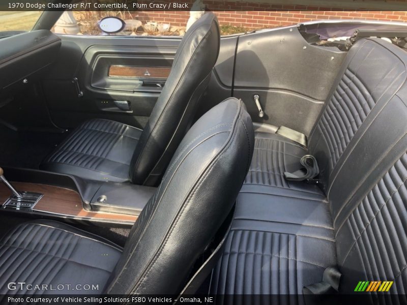 Rear Seat of 1970 Challenger R/T Convertible