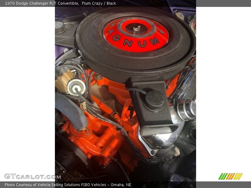  1970 Challenger R/T Convertible Engine - 440 OHV 16-Valve V8