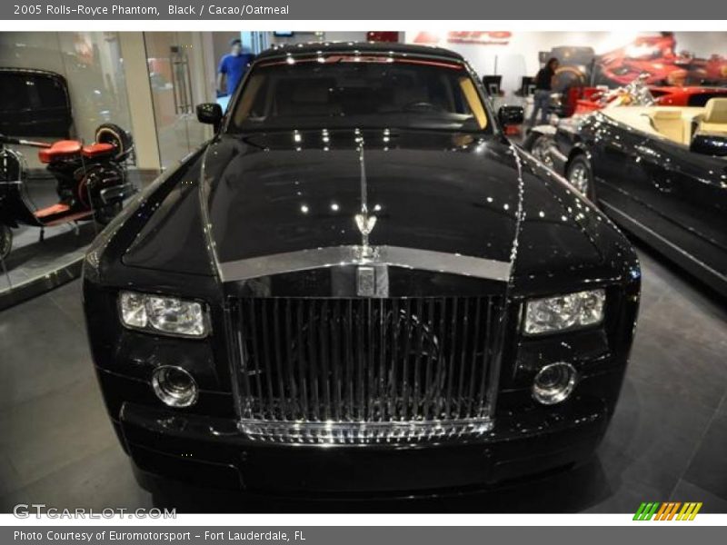 Black / Cacao/Oatmeal 2005 Rolls-Royce Phantom