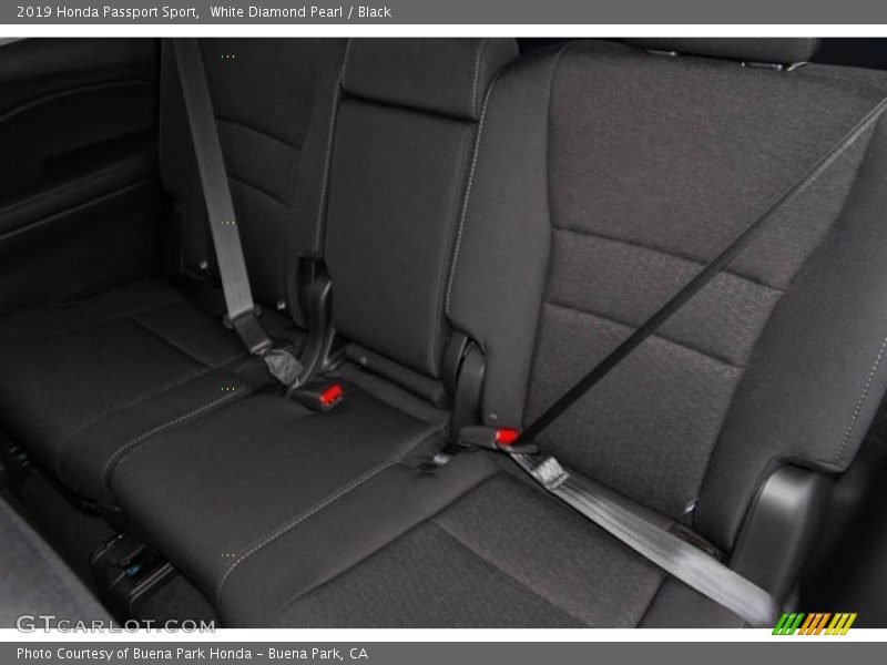 White Diamond Pearl / Black 2019 Honda Passport Sport
