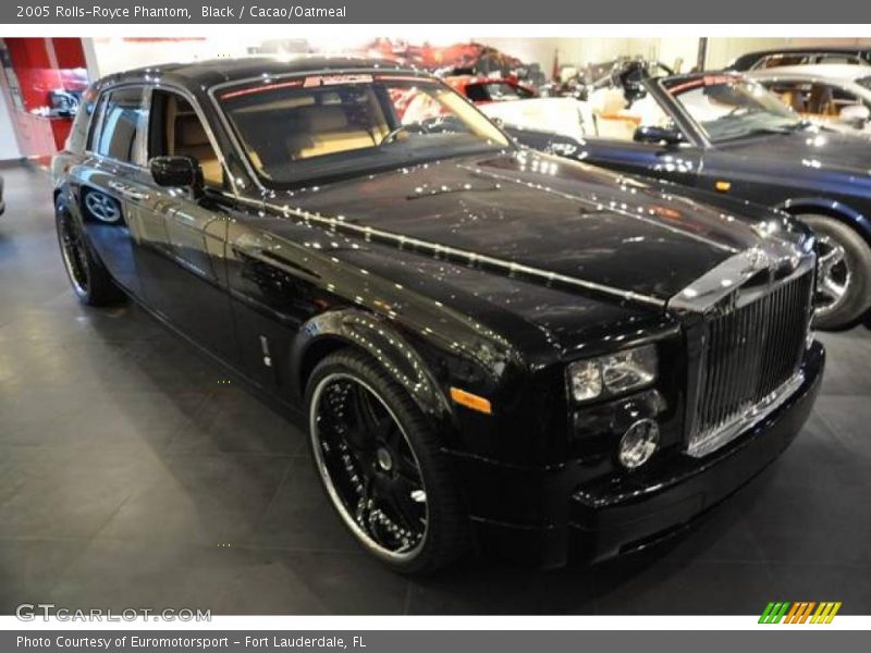 Black / Cacao/Oatmeal 2005 Rolls-Royce Phantom