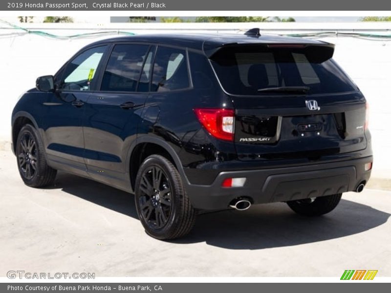 Crystal Black Pearl / Black 2019 Honda Passport Sport