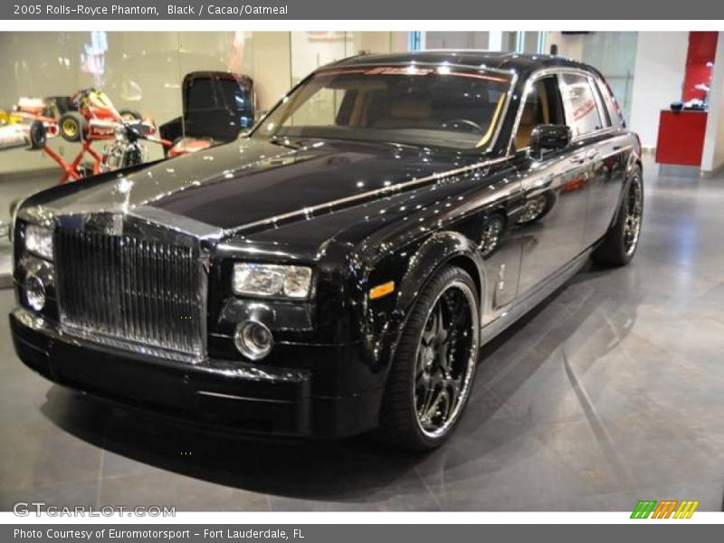 Black / Cacao/Oatmeal 2005 Rolls-Royce Phantom