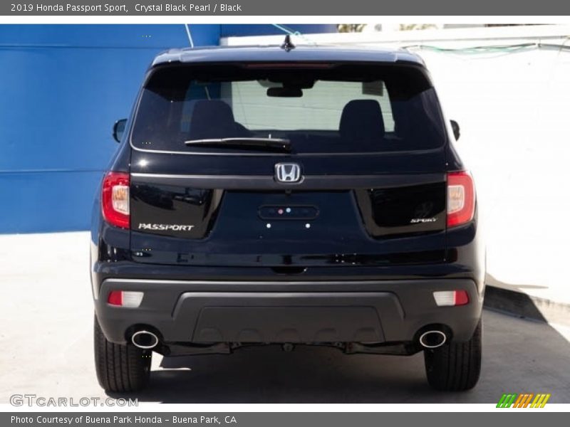 Crystal Black Pearl / Black 2019 Honda Passport Sport