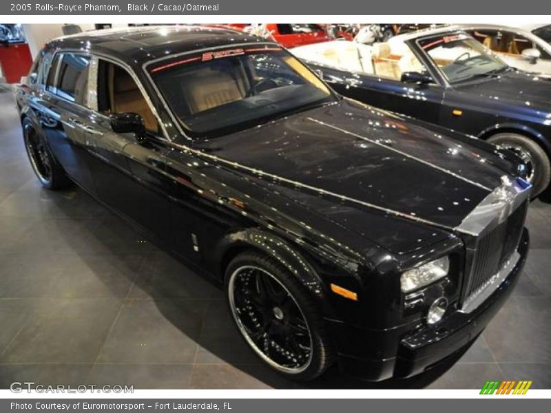 Black / Cacao/Oatmeal 2005 Rolls-Royce Phantom