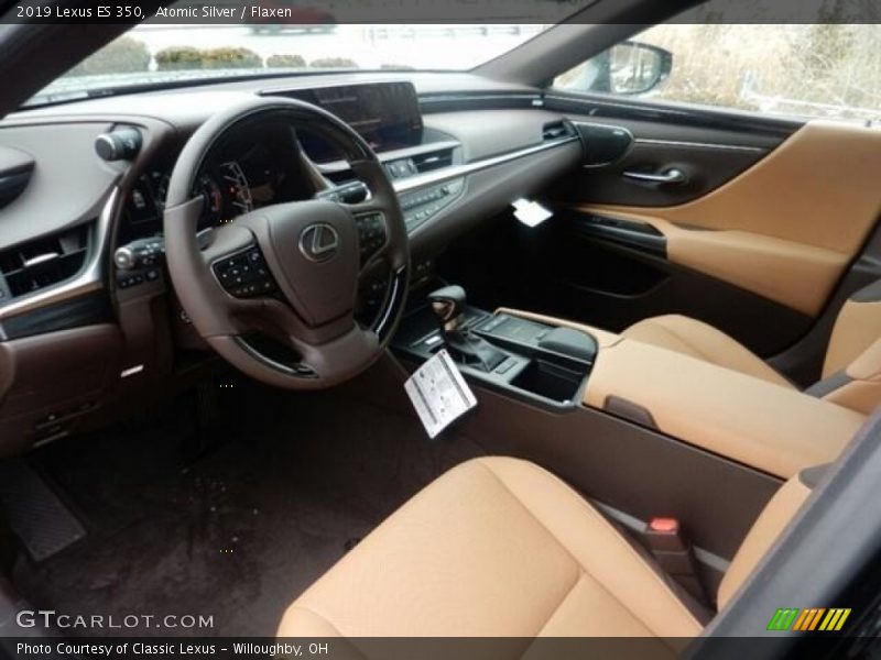 Atomic Silver / Flaxen 2019 Lexus ES 350