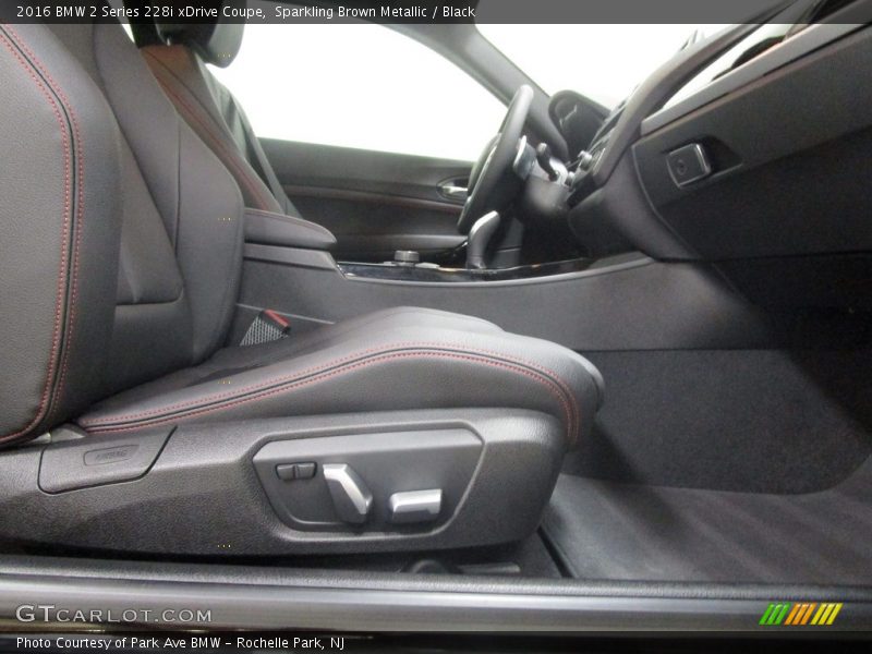 Sparkling Brown Metallic / Black 2016 BMW 2 Series 228i xDrive Coupe