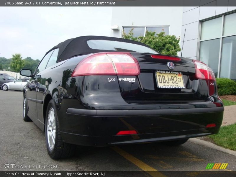 Jet Black Metallic / Parchment 2006 Saab 9-3 2.0T Convertible