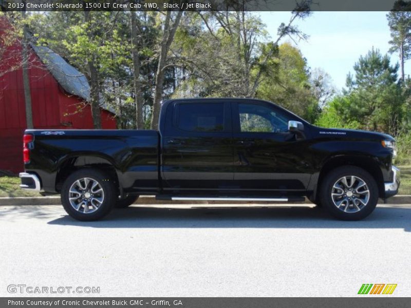 Black / Jet Black 2019 Chevrolet Silverado 1500 LT Crew Cab 4WD