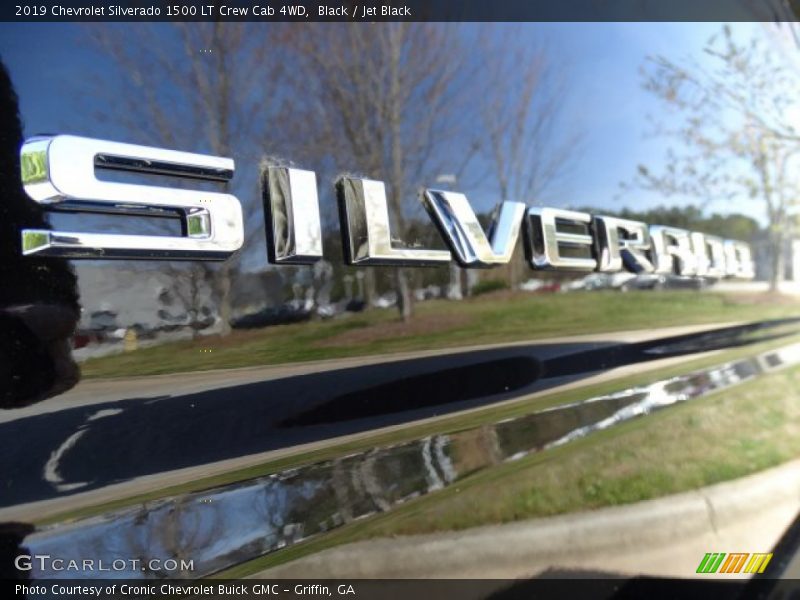 Black / Jet Black 2019 Chevrolet Silverado 1500 LT Crew Cab 4WD