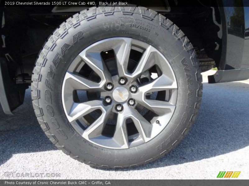 Black / Jet Black 2019 Chevrolet Silverado 1500 LT Crew Cab 4WD
