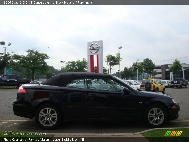 Jet Black Metallic / Parchment 2006 Saab 9-3 2.0T Convertible