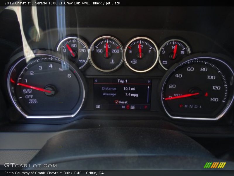 Black / Jet Black 2019 Chevrolet Silverado 1500 LT Crew Cab 4WD