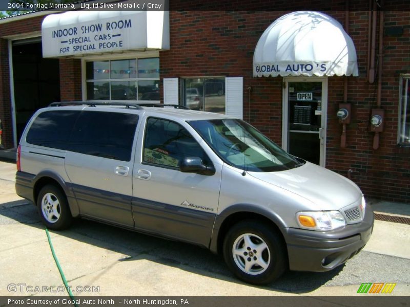 Liquid Silver Metallic / Gray 2004 Pontiac Montana