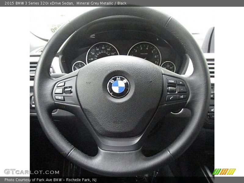 Mineral Grey Metallic / Black 2015 BMW 3 Series 320i xDrive Sedan