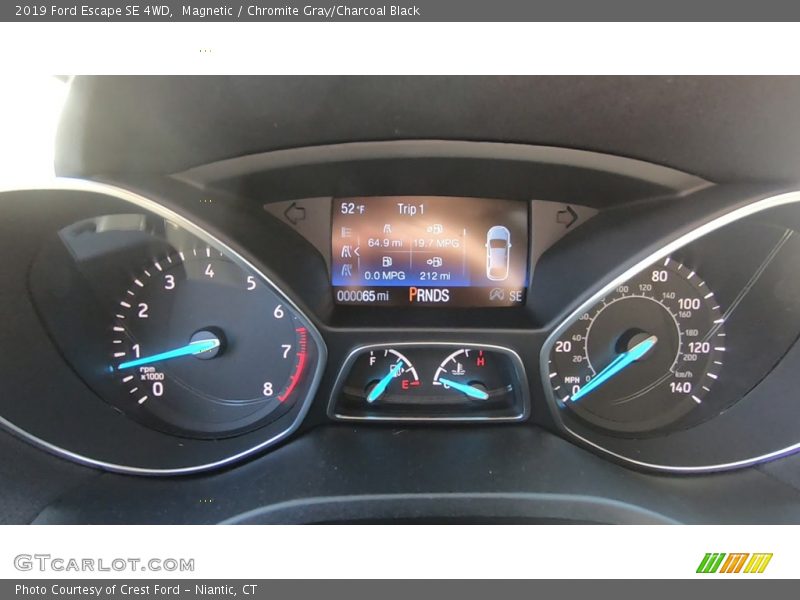 Magnetic / Chromite Gray/Charcoal Black 2019 Ford Escape SE 4WD