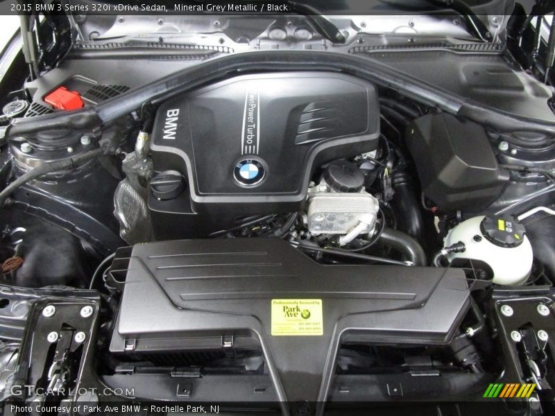 Mineral Grey Metallic / Black 2015 BMW 3 Series 320i xDrive Sedan