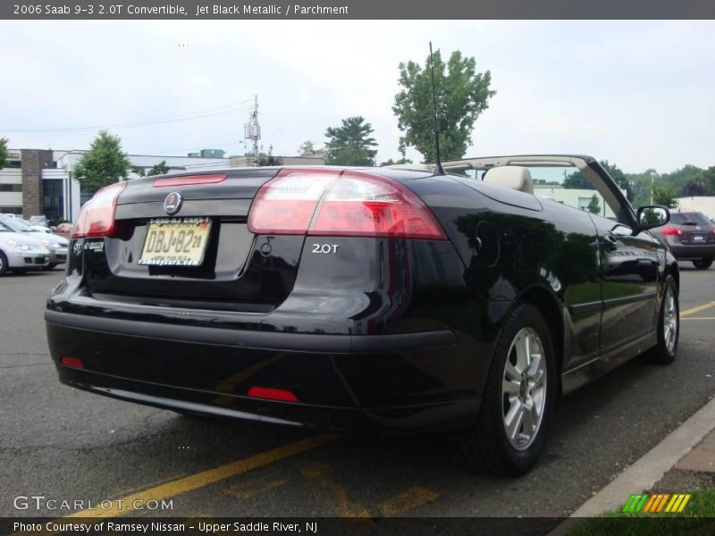Jet Black Metallic / Parchment 2006 Saab 9-3 2.0T Convertible