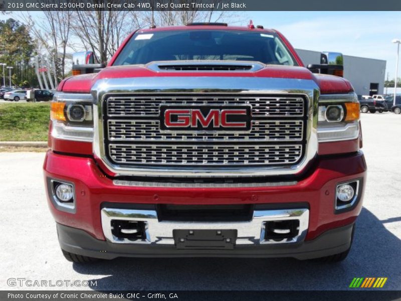 Red Quartz Tintcoat / Jet Black 2019 GMC Sierra 2500HD Denali Crew Cab 4WD