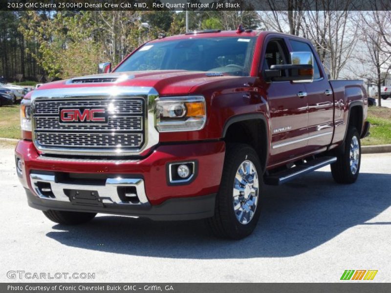 Red Quartz Tintcoat / Jet Black 2019 GMC Sierra 2500HD Denali Crew Cab 4WD