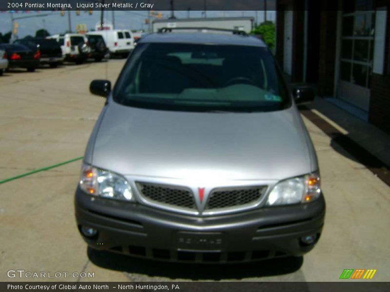 Liquid Silver Metallic / Gray 2004 Pontiac Montana