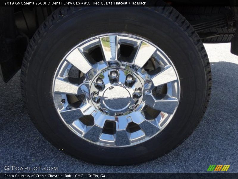 Red Quartz Tintcoat / Jet Black 2019 GMC Sierra 2500HD Denali Crew Cab 4WD