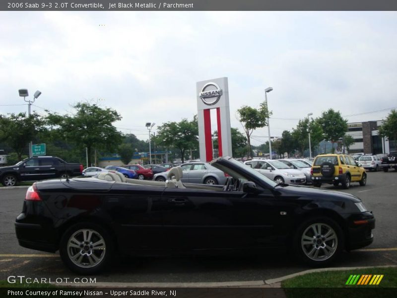 Jet Black Metallic / Parchment 2006 Saab 9-3 2.0T Convertible