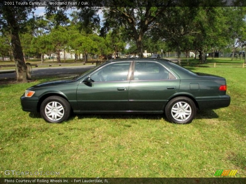 Woodland Pearl / Oak 2001 Toyota Camry LE