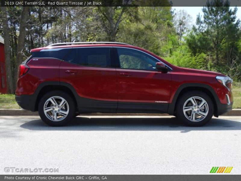 Red Quartz Tintcoat / Jet Black 2019 GMC Terrain SLE