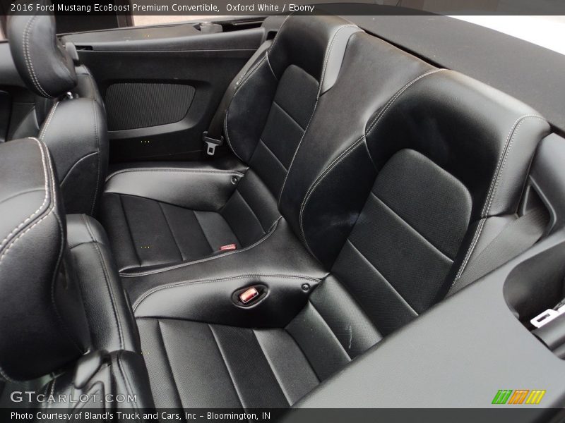 Oxford White / Ebony 2016 Ford Mustang EcoBoost Premium Convertible