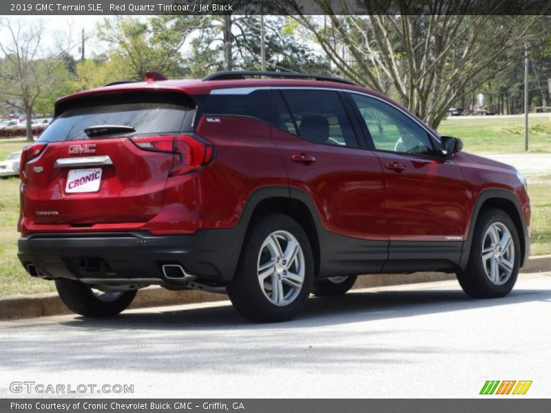 Red Quartz Tintcoat / Jet Black 2019 GMC Terrain SLE